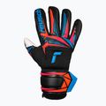 Goalkeeper gloves Reusch Attrakt Advance black/aqua blue/shocking orange 2