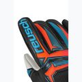 Goalkeeper gloves Reusch Attrakt Advance black/aqua blue/shocking orange 5