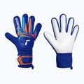 Goalkeeper gloves Reusch Attrakt Starter Solid sharp blue/white/shocking orange