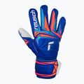 Goalkeeper gloves Reusch Attrakt Grip sharp blue/white/shocking orange 2