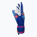 Goalkeeper gloves Reusch Attrakt Grip sharp blue/white/shocking orange 4