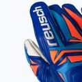 Goalkeeper gloves Reusch Attrakt Grip sharp blue/white/shocking orange 7