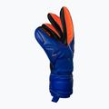 Goalkeeper gloves Reusch Attrakt Infinity Finger Support sharp blue/shocking orange/black 4