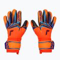 Children's goalkeeper gloves Reusch Attrakt Infinity Evolution NC Junior shocking orange/blue/black 2