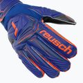 Children's goalkeeper gloves Reusch Attrakt Infinity Finger Support Junior sharp blue/shocking orange/black 4