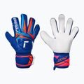 Goalkeeper gloves Reusch Attrakt Solid sharp blue/white/shocking orange