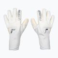 Goalkeeper gloves Reusch Attrakt Gold X Strapless white/silver 2
