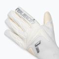 Goalkeeper gloves Reusch Attrakt Gold X Strapless white/silver 4