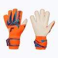 Goalkeeper gloves Reusch Attrakt Gold X Evolution shocking orange/blue