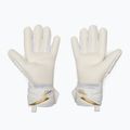 Children's goalkeeper gloves Reusch Attrakt AB1 Advance Junior white/gold 3