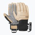 Ski gloves Reusch Alpine Heritage tan / black