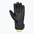 Ski gloves Reusch Profi SL black/dark granite/safety yellow 3