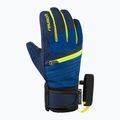 Children's ski gloves Reusch Leo R-Tex XT black/imperial blue/safety yellow 2