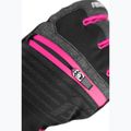 Children's ski gloves Reusch Leo R-Tex XT black/black melange/pink glo 6