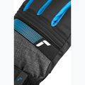 Children's ski gloves Reusch Rocket GORE-TEX black/black melange/brilliant blue 6