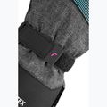 Children's ski gloves Reusch Rocket GORE-TEX black/black melange/pink glo 6