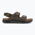 Men's sandals BIRKENSTOCK Milano Crosstown Oiled Leather Regular faded khaki 2