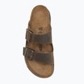 BIRKENSTOCK Arizona CT LEOI Regular faded khaki flip-flops 5