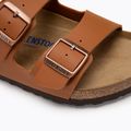 BIRKENSTOCK Arizona SFB BF Regular ginger brown slides 7