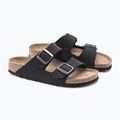 Slides BIRKENSTOCK Arizona Vegan Birkibuc Narrow black 3