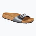 BIRKENSTOCK Madrid BF Narrow metallic black flip-flops 2