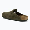 Slides BIRKENSTOCK Boston Suede Leather thyme 3