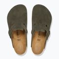 Slides BIRKENSTOCK Boston Suede Leather thyme 4