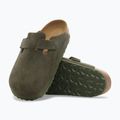 Slides BIRKENSTOCK Boston Suede Leather thyme 5