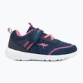 Children's shoes KangaROOS KY-Chummy EV dk navy/fandango pink 2