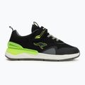 KangaROOS KD-Gym EV jet black/neon yellow children's shoes 2