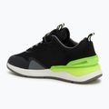 KangaROOS KD-Gym EV jet black/neon yellow children's shoes 3