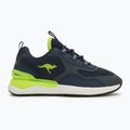 KangaROOS KD-Road dark navy/lime children's shoes 2