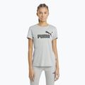 Women's PUMA ESS Logo light grey heather T-shirt