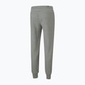 Men's PUMA Essentials Logo FL medium gray heather trousers 2