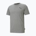Men's PUMA Ess Small Logo Tee medium gray heather/medium gray heather/cat t-shirt 4