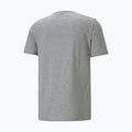 Men's PUMA Ess Small Logo Tee medium gray heather/medium gray heather/cat t-shirt 5