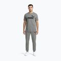 Men's PUMA Ess Logo Tee medium gray heather T-shirt 2