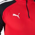 PUMA Teamliga 1/4 Zip Top football sweatshirt red/black 657236 01 4