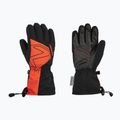 ZIENER Laval AS AW children's ski glove black burnt orange