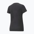 Women's PUMA ESS+ Metallic Logo Tee puma black/gold foll 5
