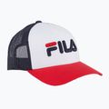 FILA Beppu true red/bright white/medieval blue baseball cap