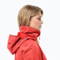 Jack Wolfskin Stormy Point 2L women's rain jacket vibrant red 4