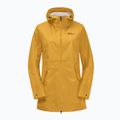 Women's Raincoat Jack Wolfskin Dakar Parka curry 6