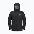 Men's rain jacket Jack Wolfskin Highest Peak 3L black 12