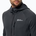 Men's Jack Wolfskin Kolbenberg Hooded Fz phantom fleece sweatshirt 4