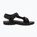 Jack Wolfskin men's Wave Breaker sandals black island moss 8