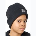 Jack Wolfskin Rib Smileyworld Teen granite black children's winter beanie 3