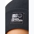 Jack Wolfskin Rib Smileyworld Teen granite black children's winter beanie 4