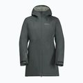 Women's rain jacket Jack Wolfskin Heidelstein Ins slate green 6