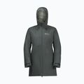 Women's rain jacket Jack Wolfskin Heidelstein Ins slate green 7